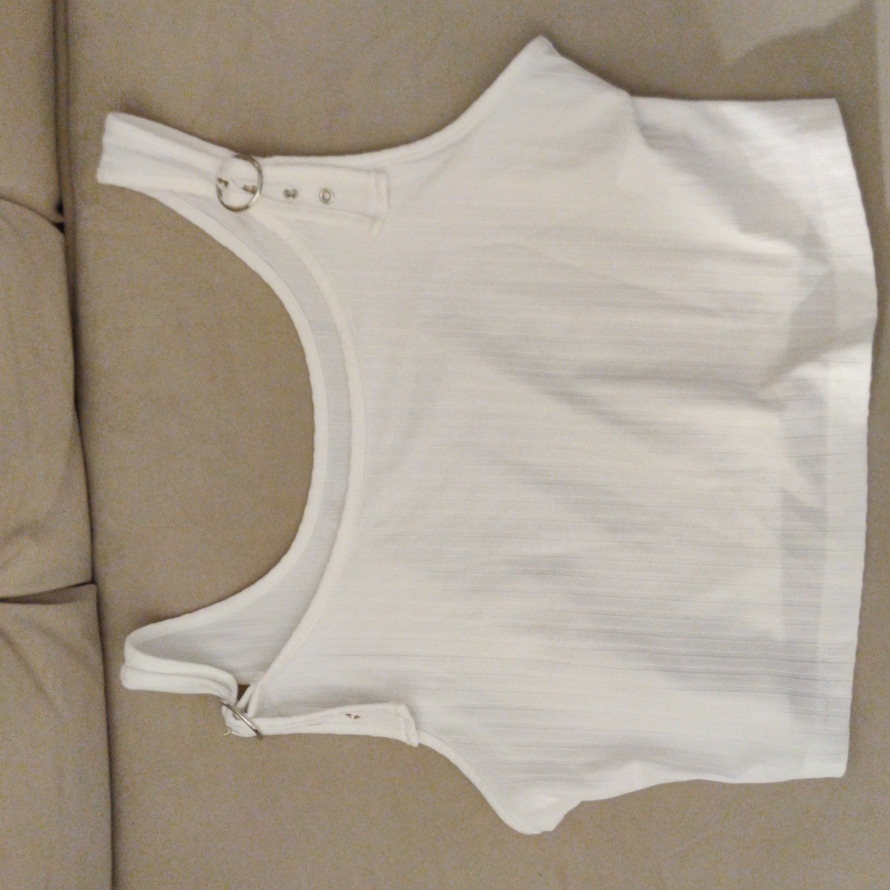 Small White Crop Top, Brand New without Tag